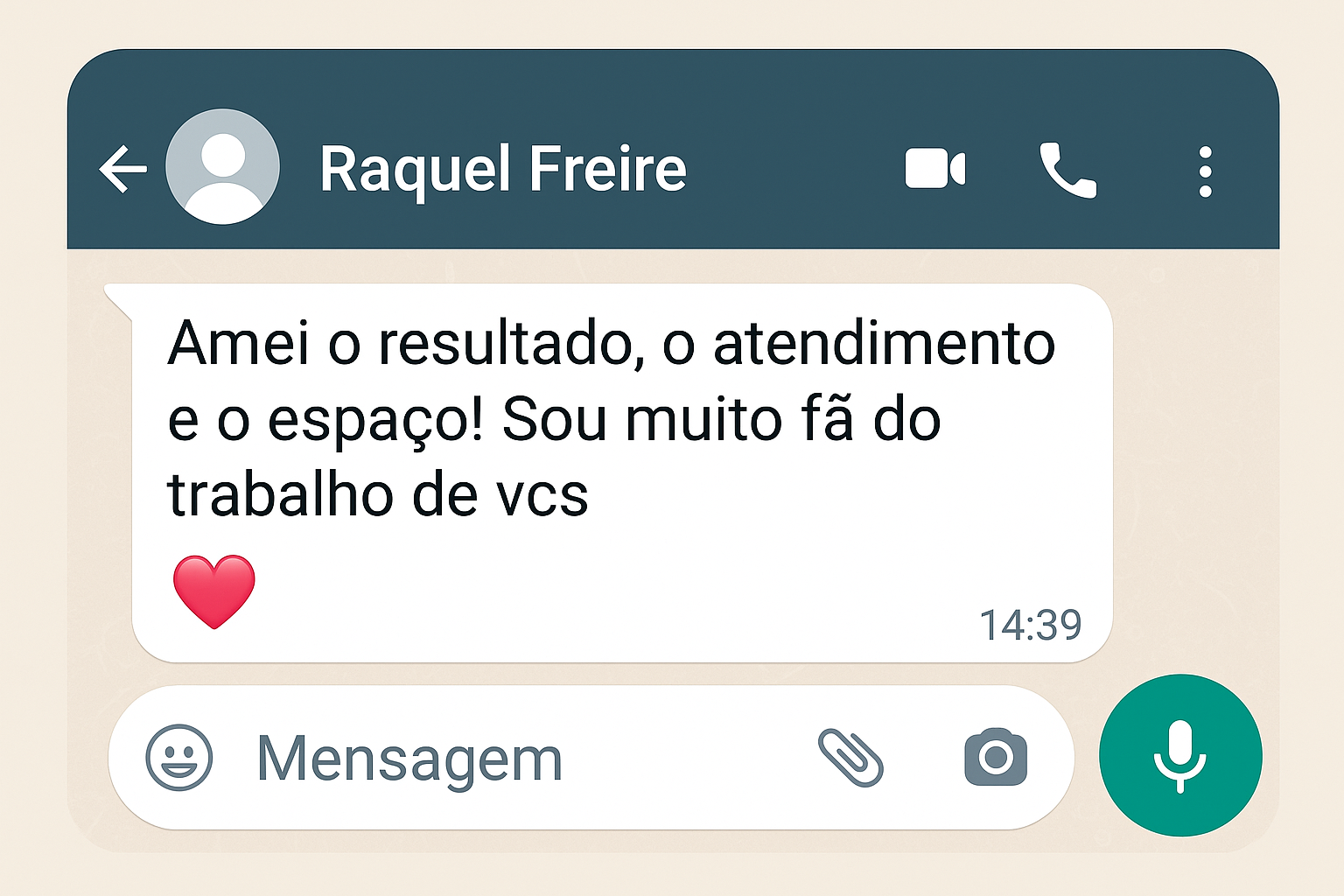 Depoimento de cliente 2