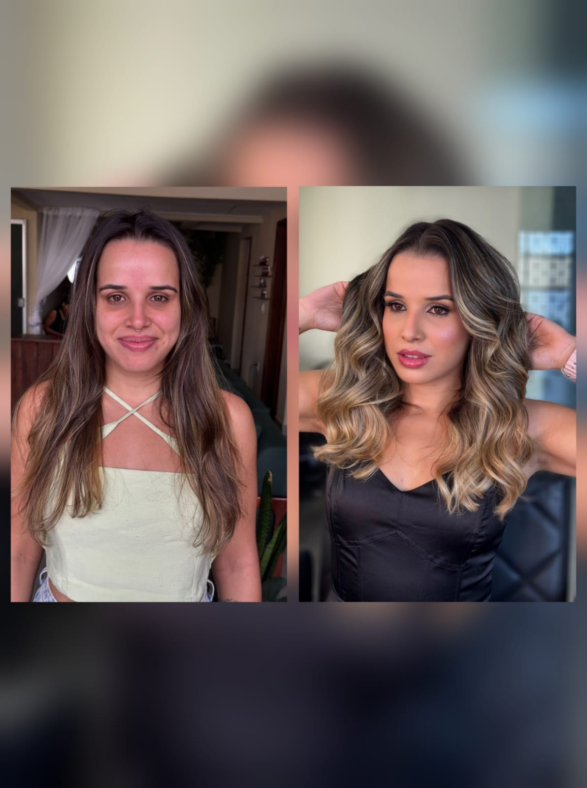 Transformação de extensão de cílios