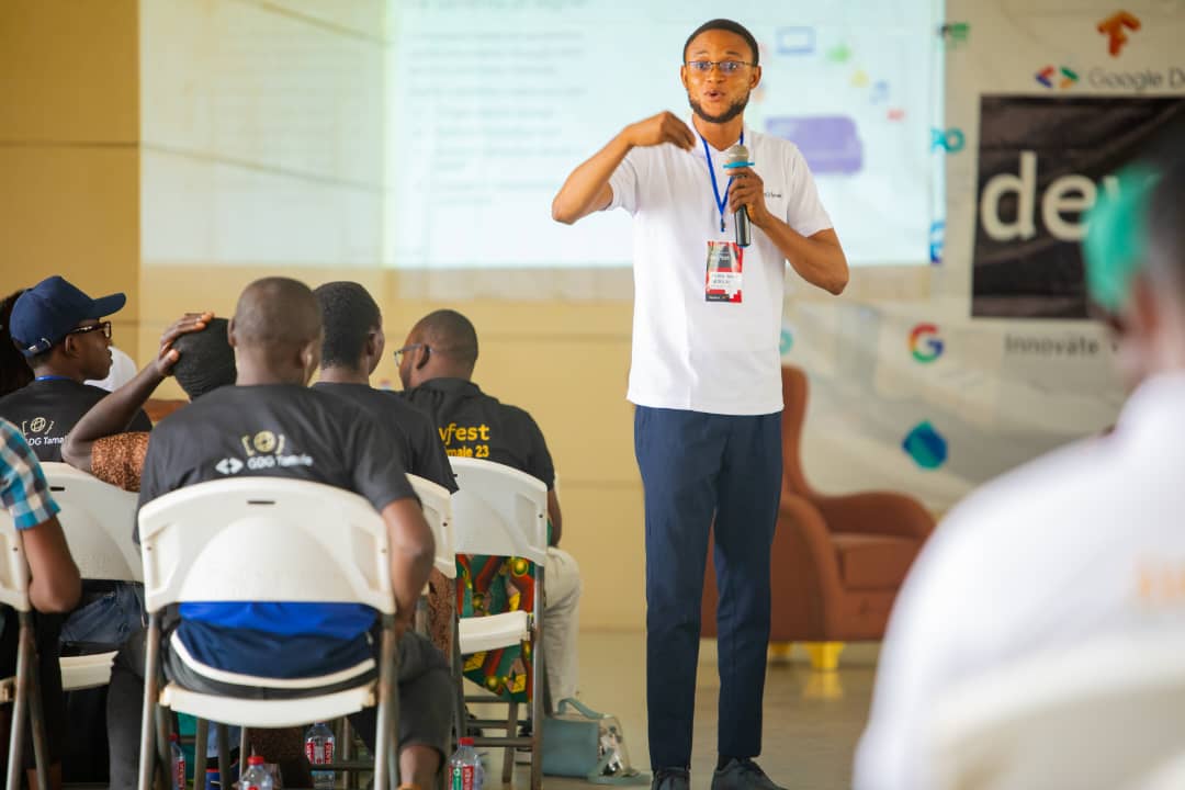 An instructor leading a technical training session.