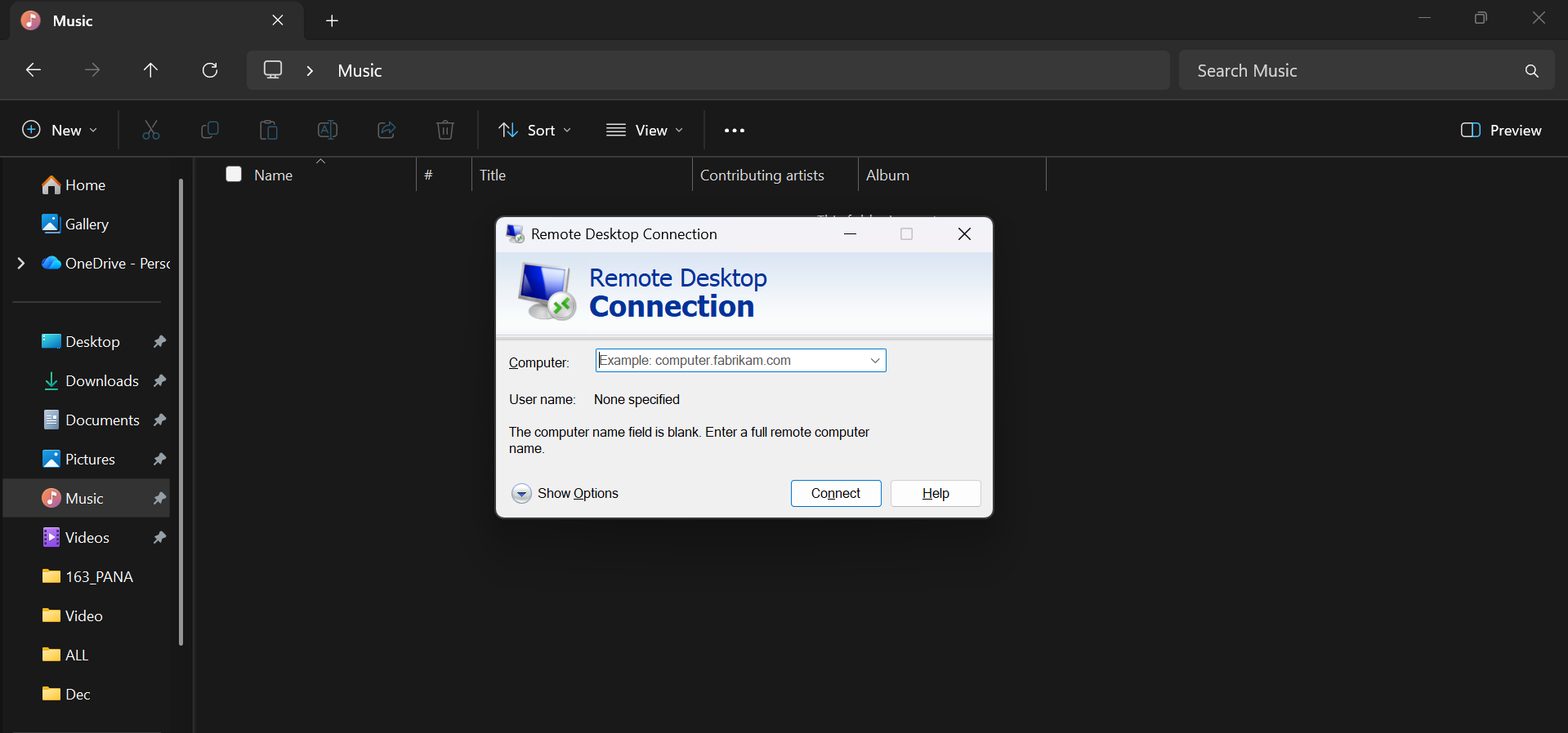 An agent providing a remote tech support for a customer