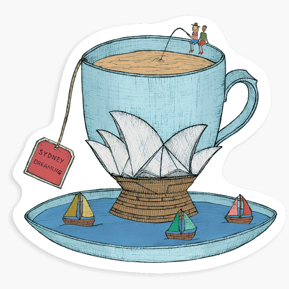 Sydney Teacup Magnet