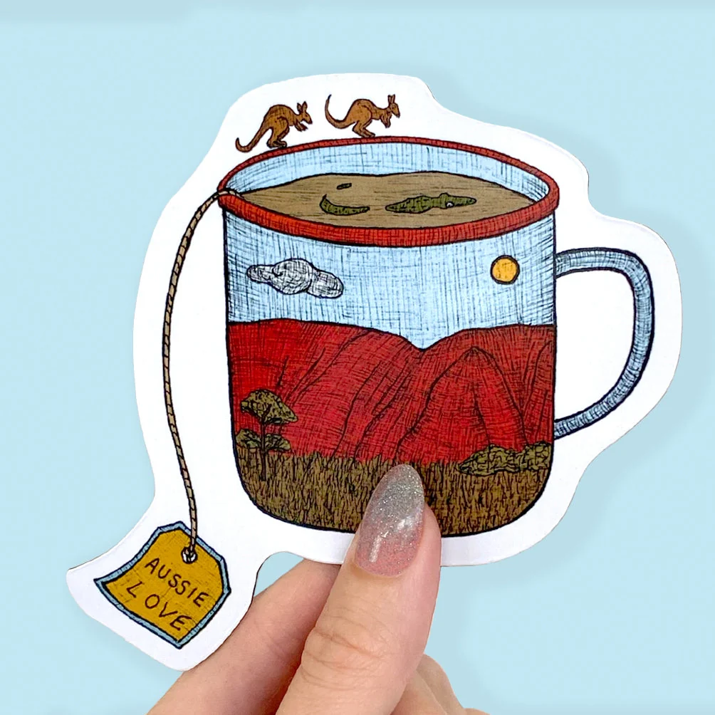 Outback Teacup Magnet thumbnail 3