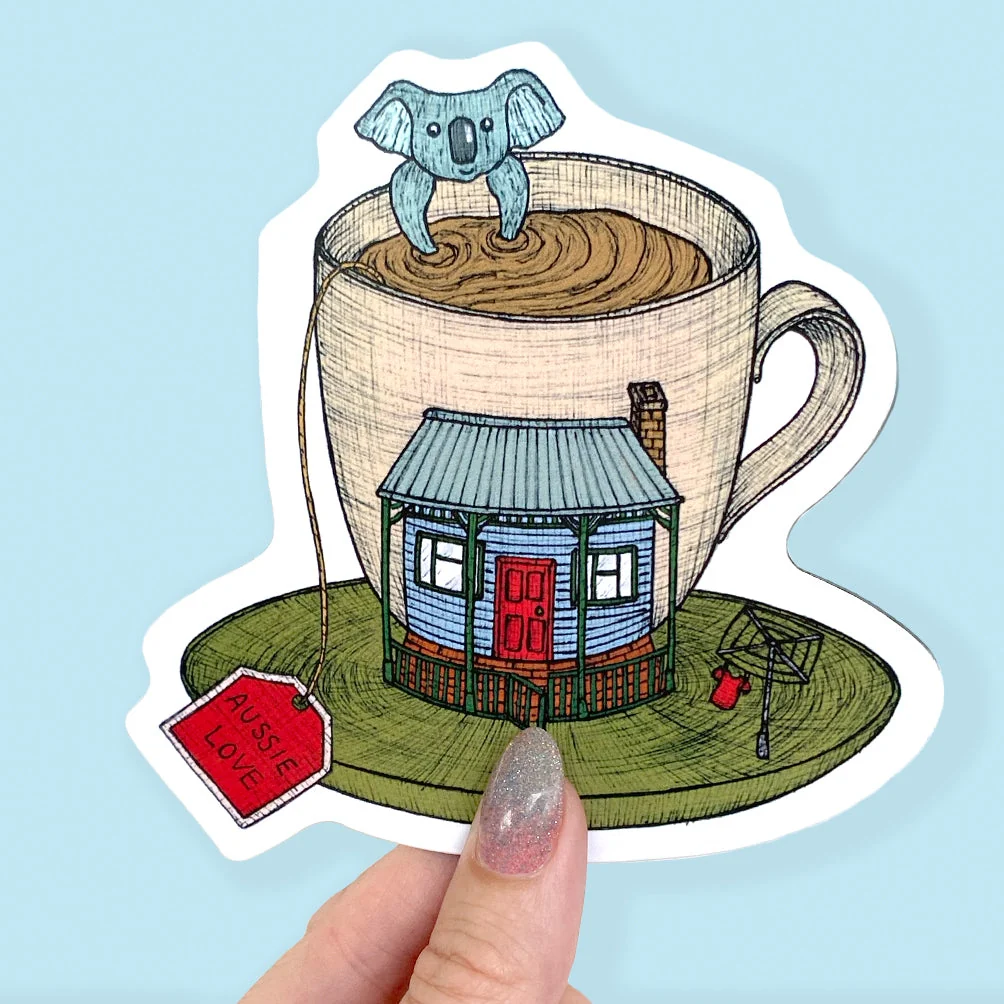 Koala Teacup Magnet thumbnail 3