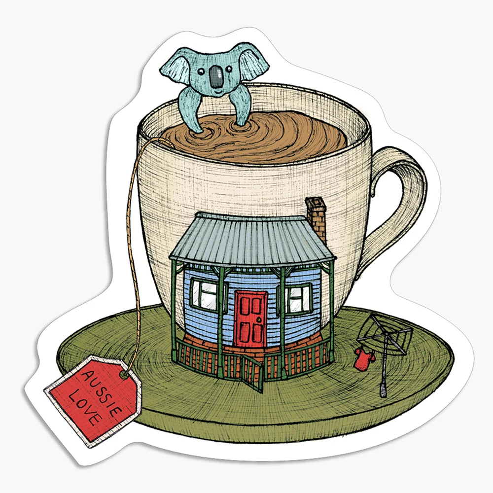 Koala Teacup Magnet