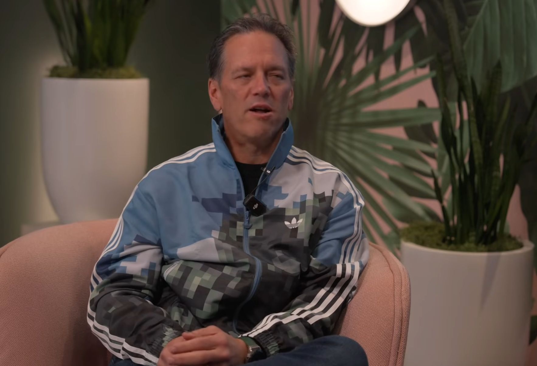 A portrait of Phil Spencer, former CEO of Xbox.