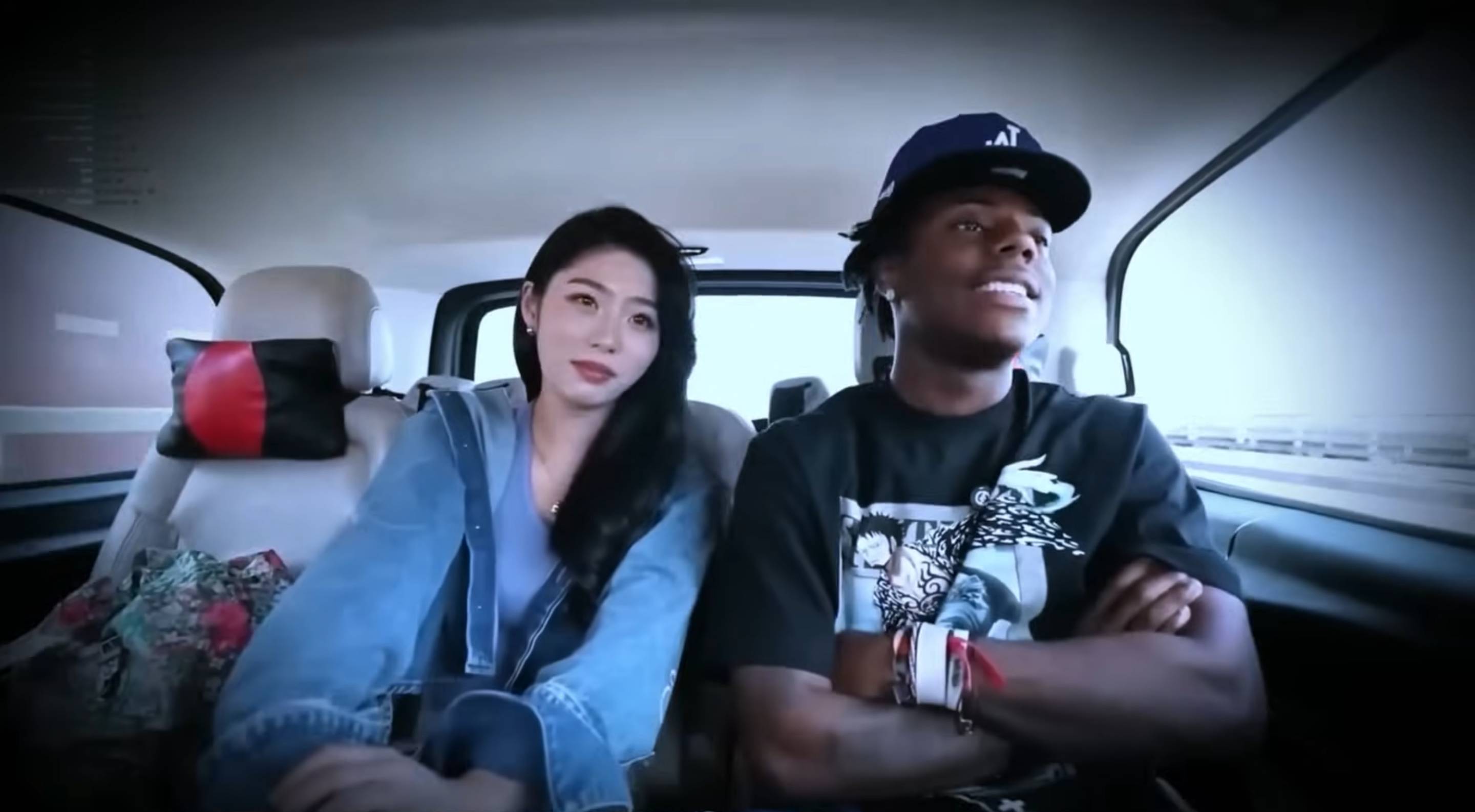 iShowSpeed with Amy Flamy on YouTube stream.