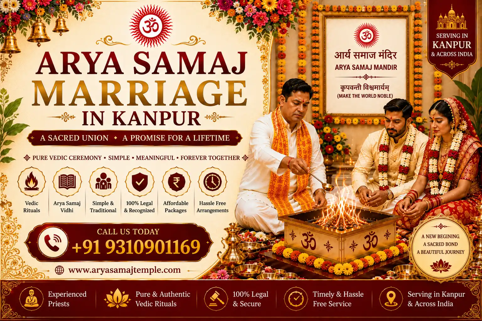 Vedic Wedding Rituals in Kanpur - Traditional Havan and Pheras