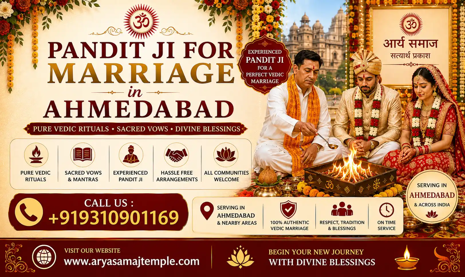 Pandit Ji for Marriage in Ahmedabad Poster