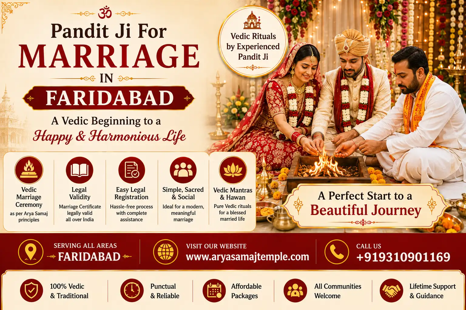 Verified Pandit Ji for Marriage in Faridabad