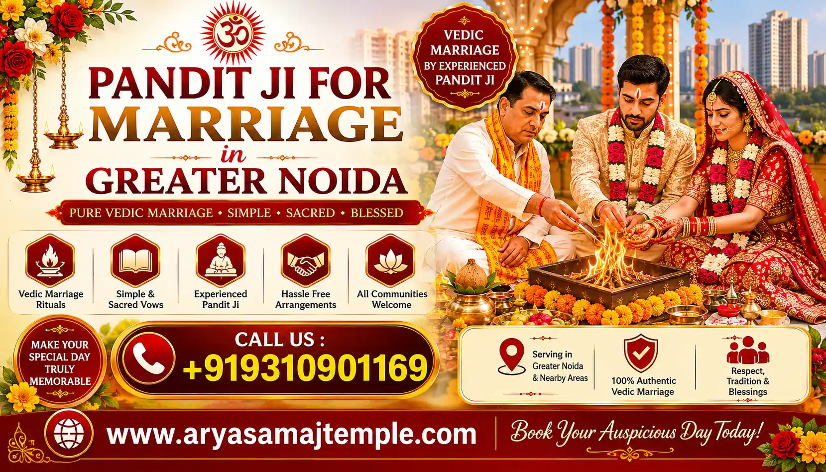 Verified Pandit Ji for Marriage in Chhapraula, Greater Noida