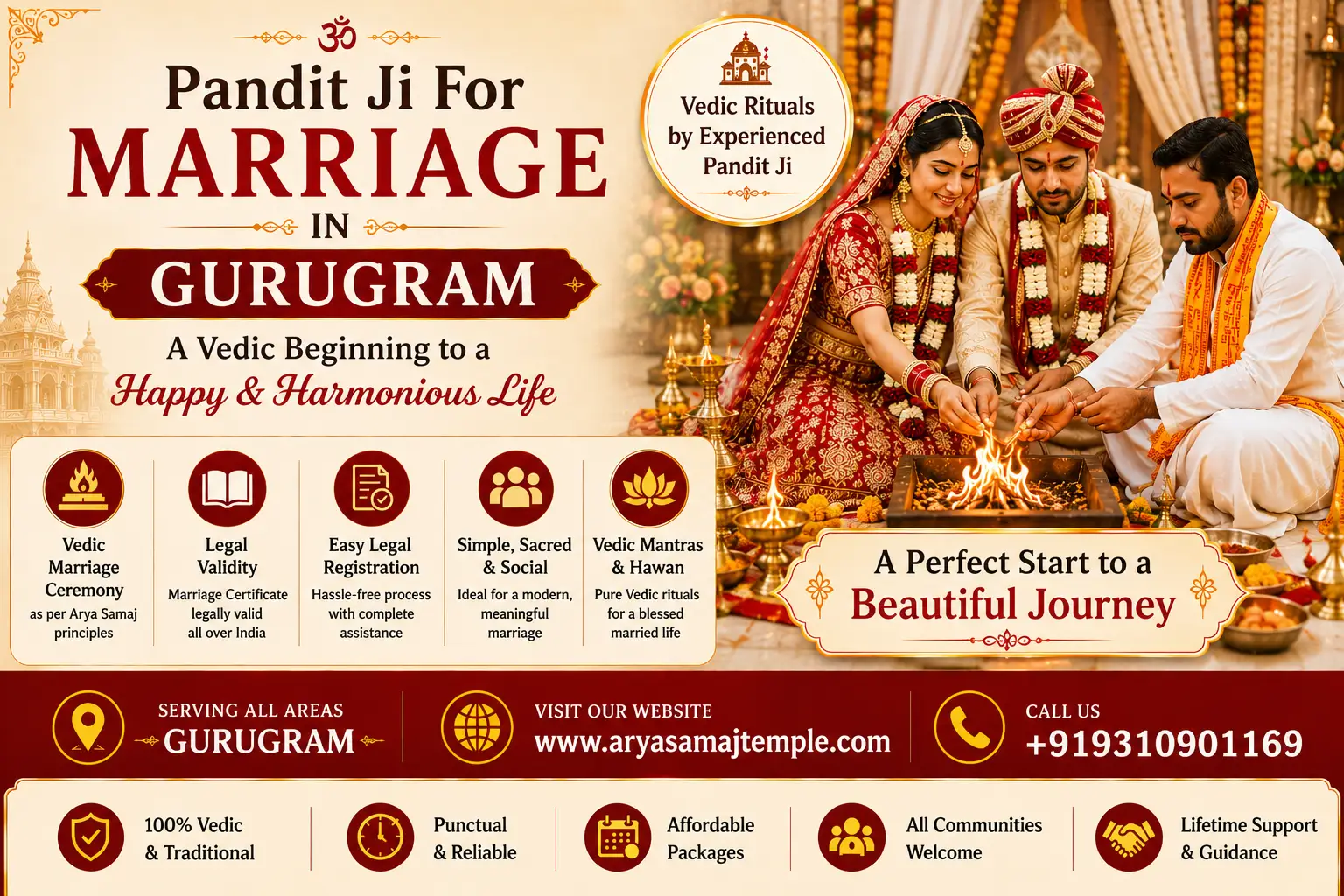 Verified Pandit Ji for Marriage in Dlf Phase 2, Gurugram