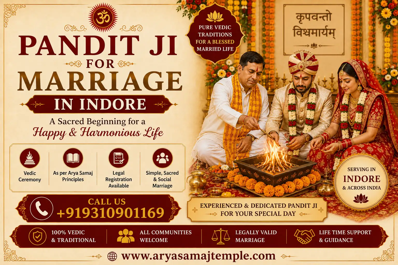 Pandit Ji for Marriage in Indore Poster