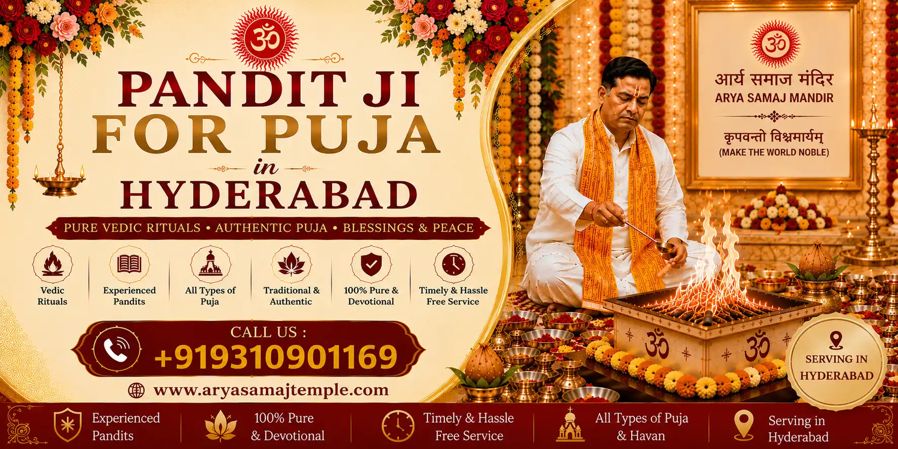 Vedic Rituals by Expert Pandit Ji in Hyderabad