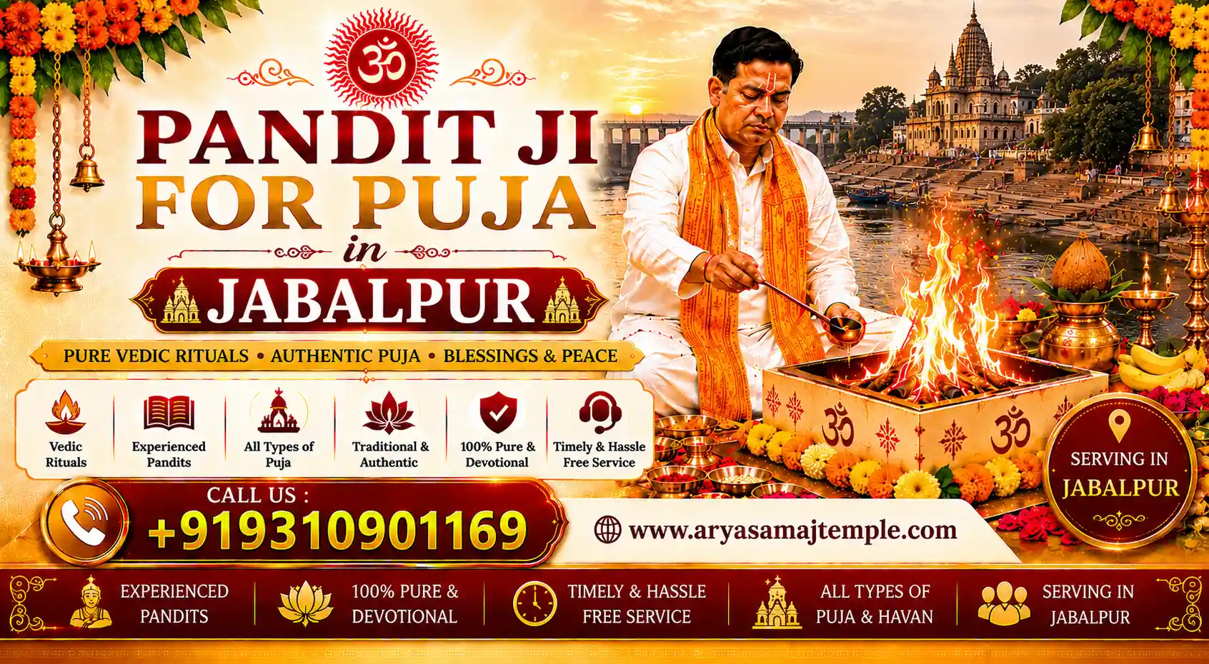 Pandit Ji For Puja in Jabalpur Poster