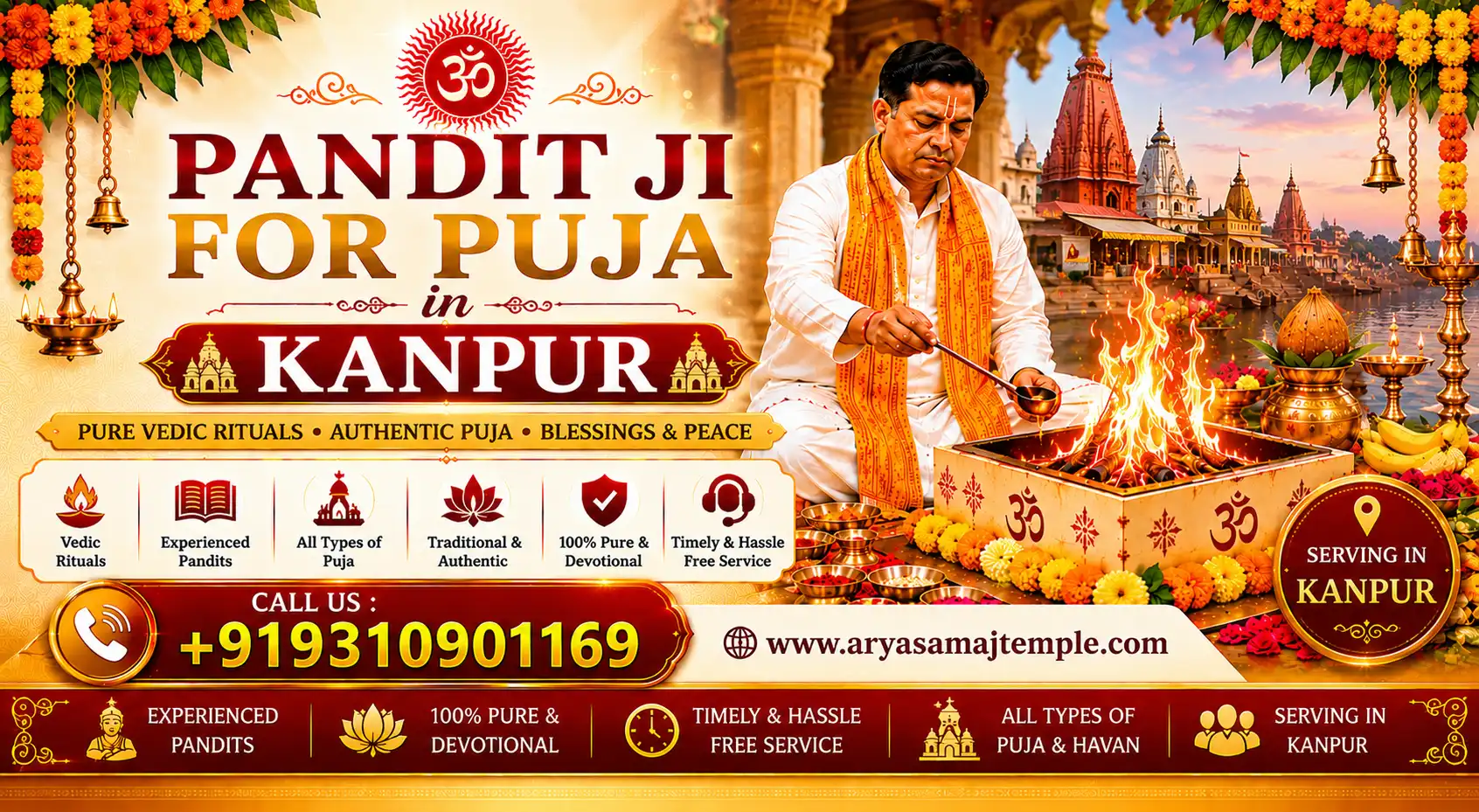 Pandit Ji For Puja in Kanpur Poster