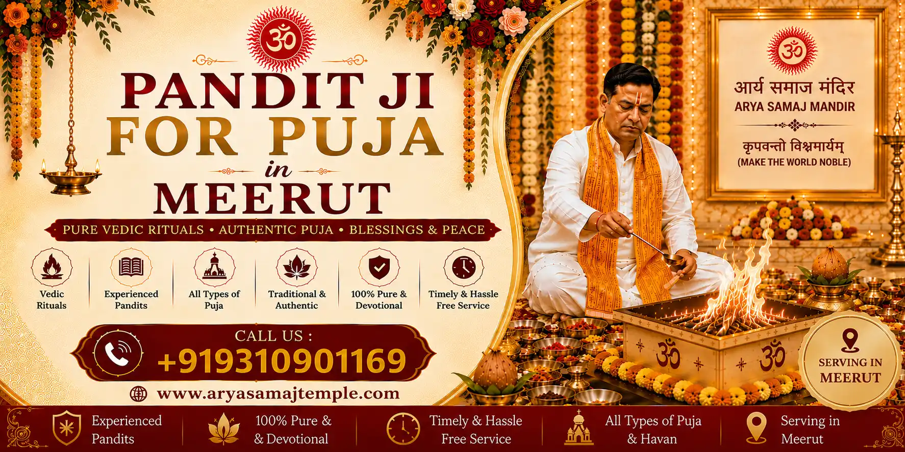 Vedic Rituals by Expert Pandit Ji in Meerut