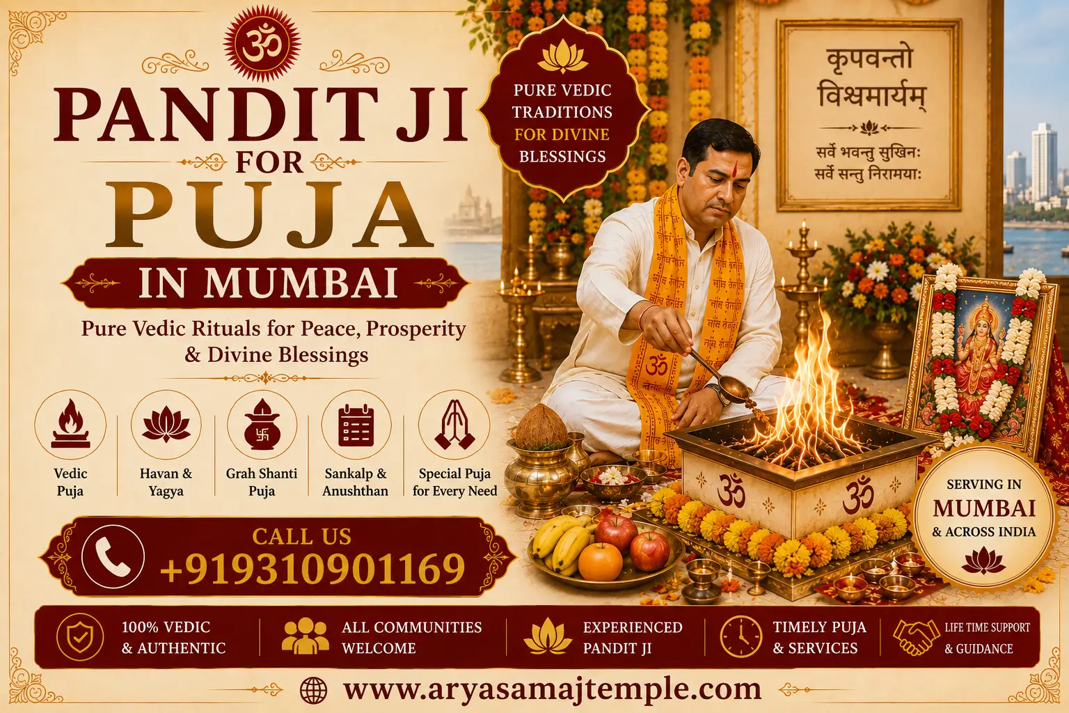 Pandit Ji For Puja Poster in Mumbai