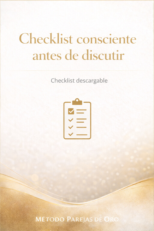 Checklist consciente antes de discutir