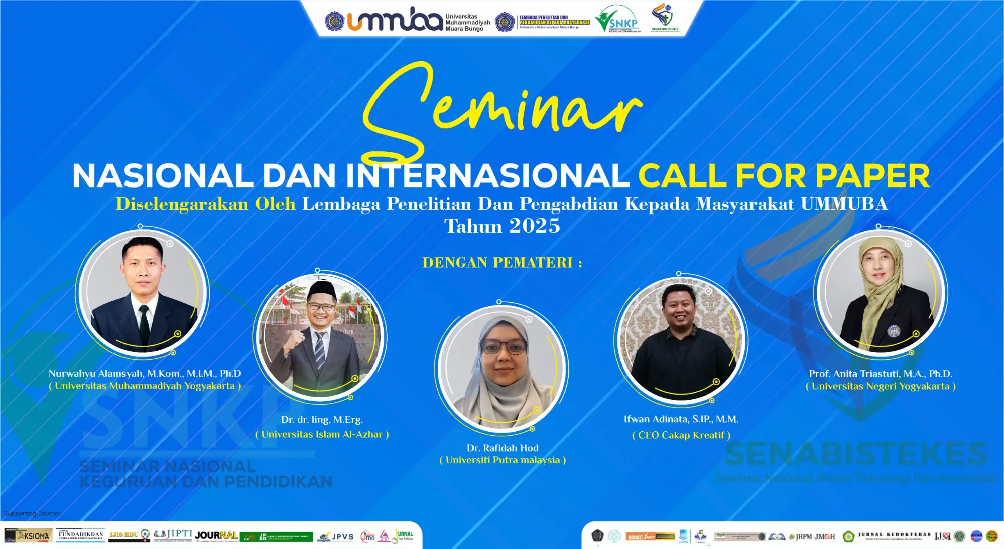 LPPM UMMUBA selenggarakan Seminar Nasional dan Internasional daring