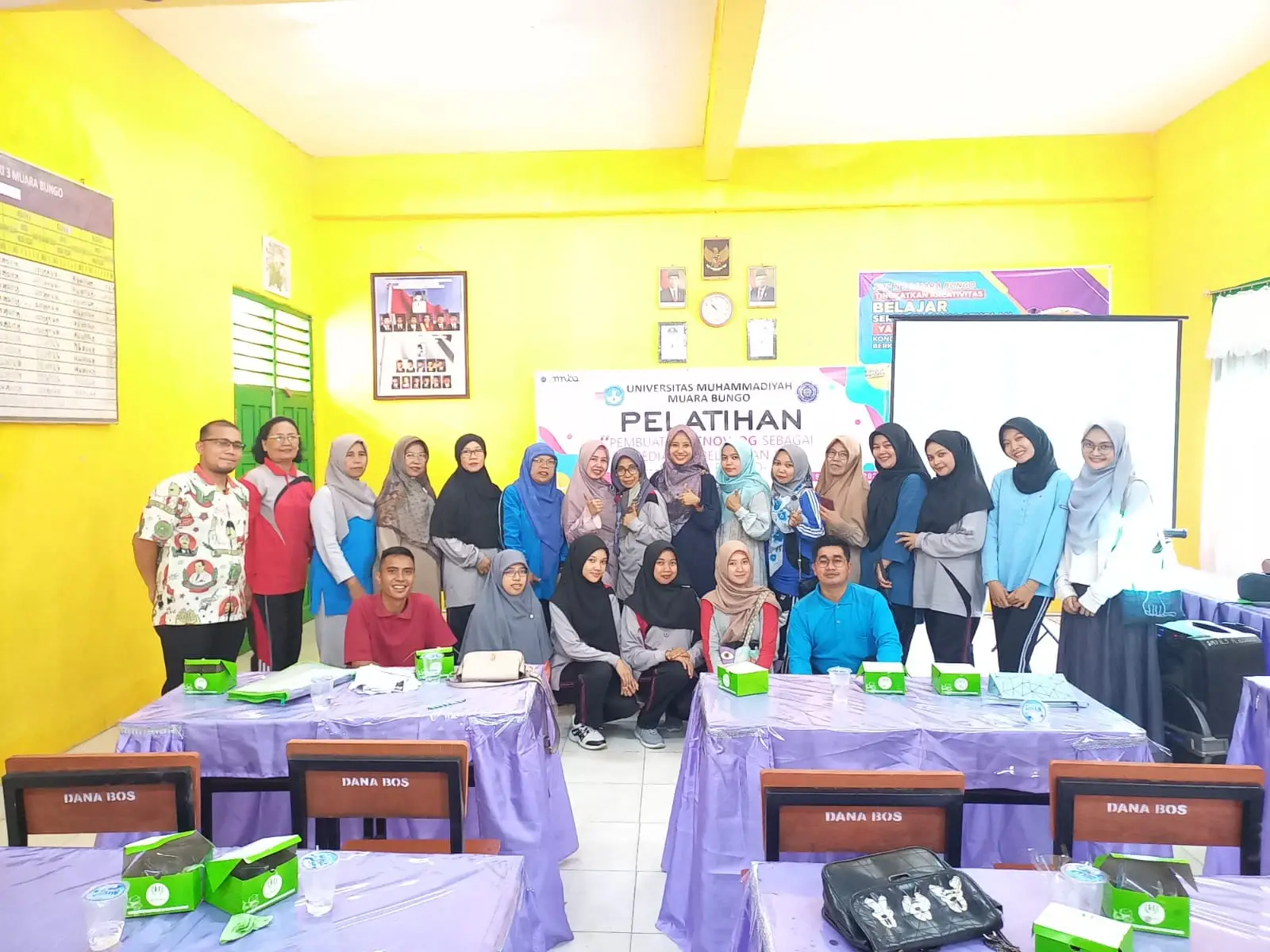 Dosen UMMUBA Membimbing Guru SMP N 3 Bungo dalam Pembuatan ETNOVLOG sebagai Media Pembelajaran IPA