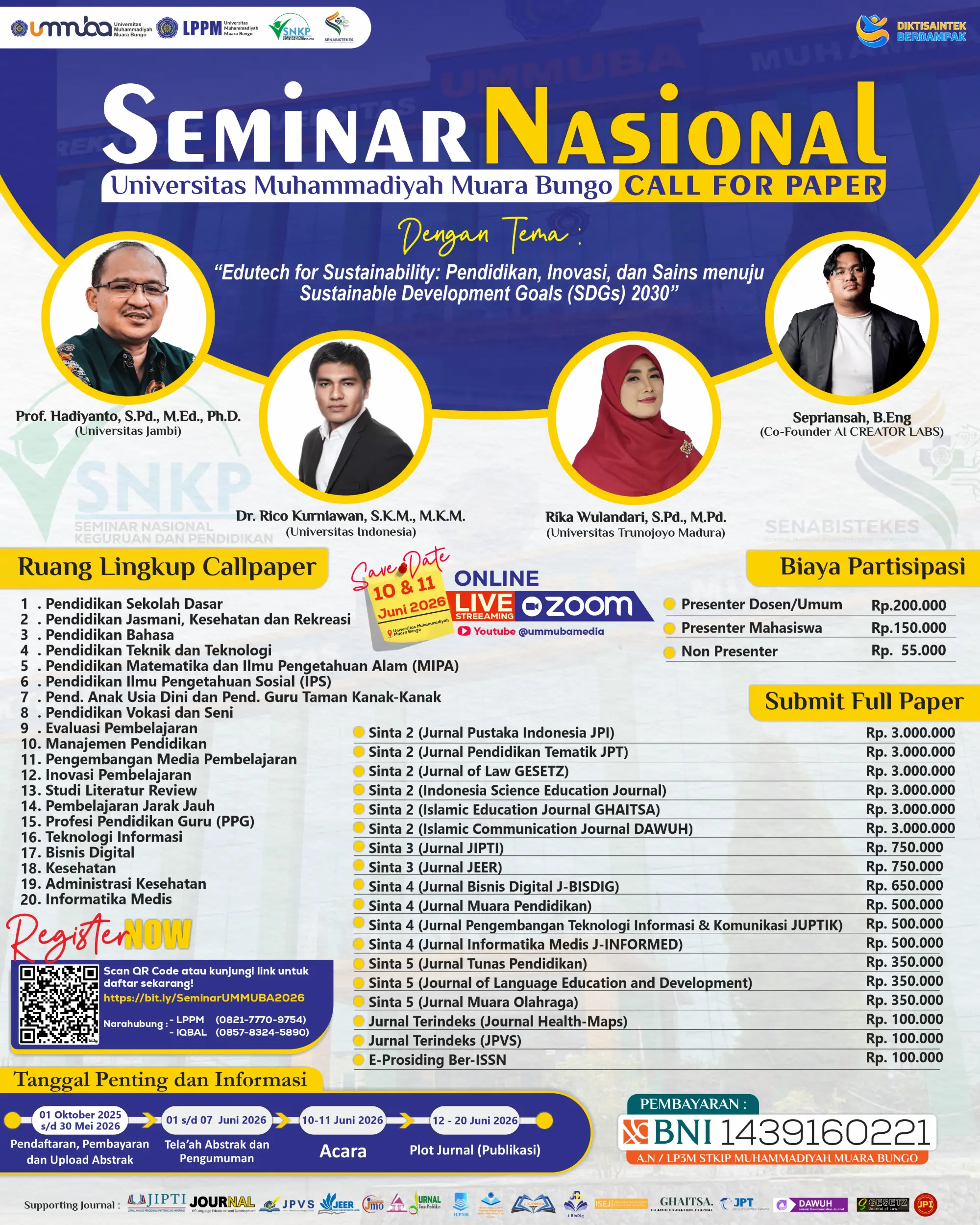 Seminar Nasional & Call for Paper UMMUBA 2026