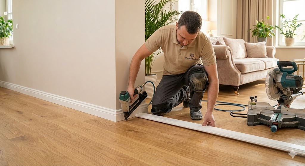 Професионален монтаж на первази в София: MDF, PVC, дървени