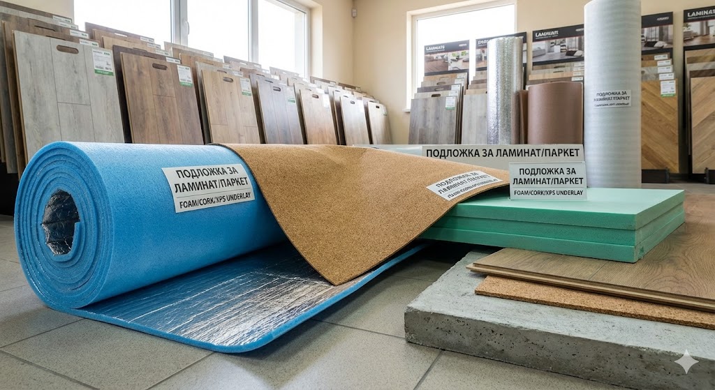 Как да изберем подложка за ламинат: XPS, корк или фибран?