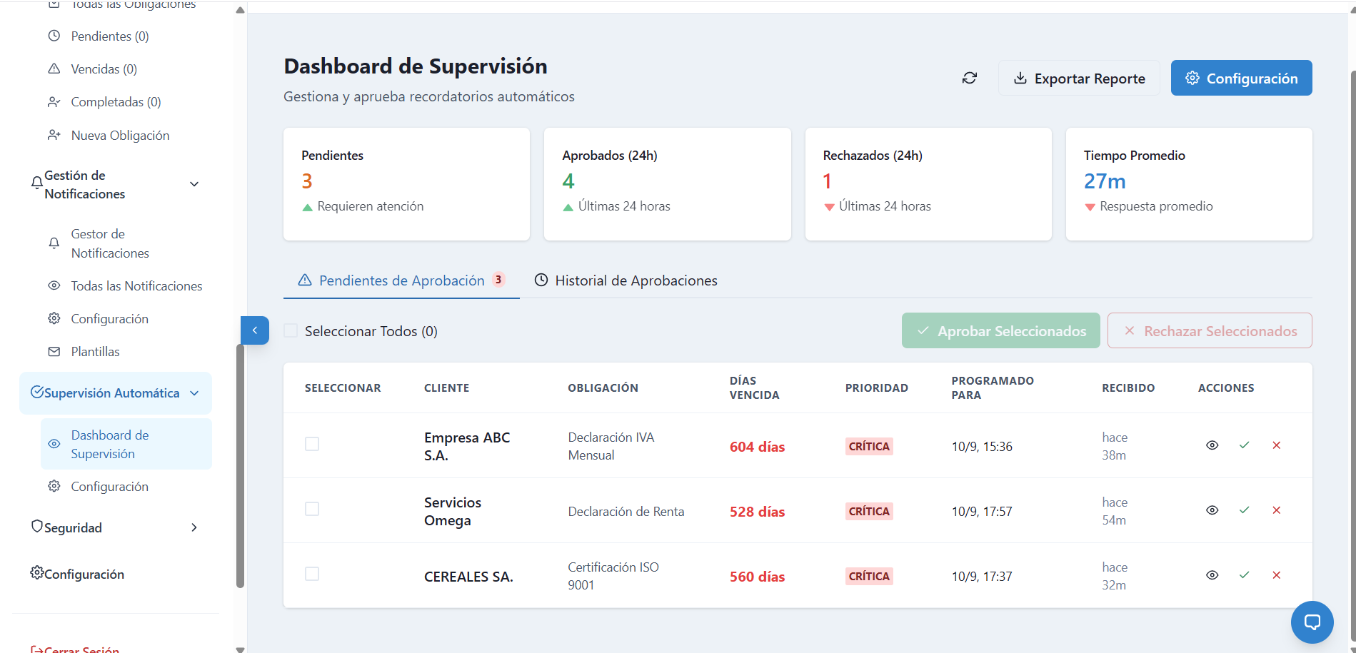 Otra imagen de la interfaz de AYOGO.