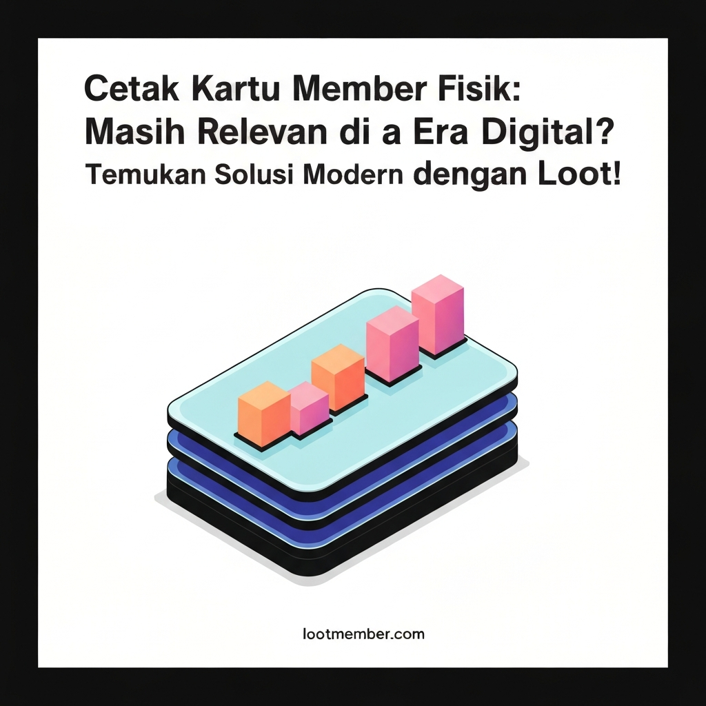 Cetak Kartu Member Fisik: Masih Relevan di Era Digital? Temukan Solusi Modern dengan Loot!