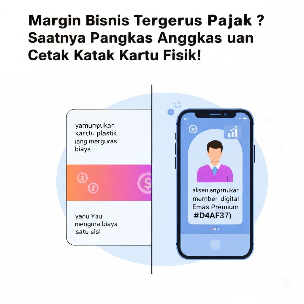 Margin Bisnis Tergerus Pajak? Saatnya Pangkas Anggaran Cetak Kartu Fisik!