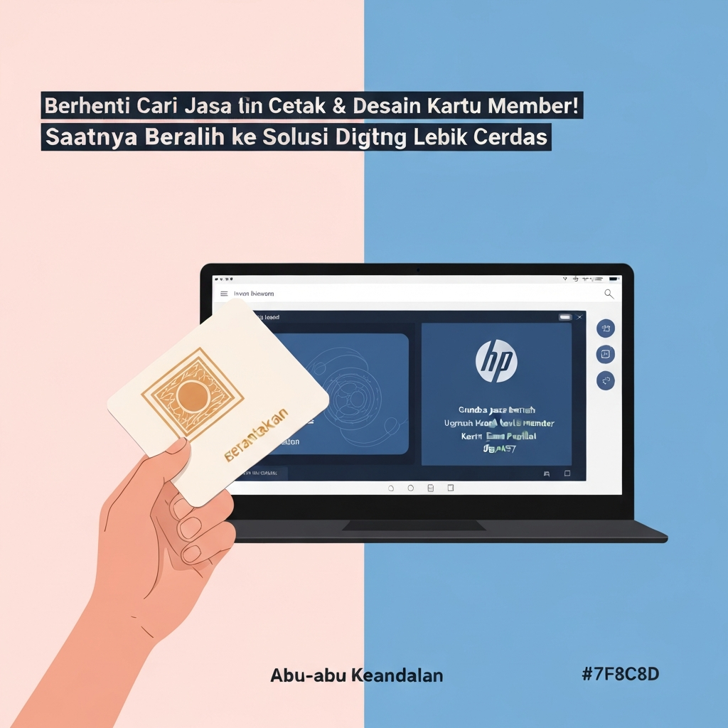 Berhenti Cari Jasa Cetak & Desain Kartu Member! Saatnya Beralih ke Solusi Digital yang Lebih Cerdas