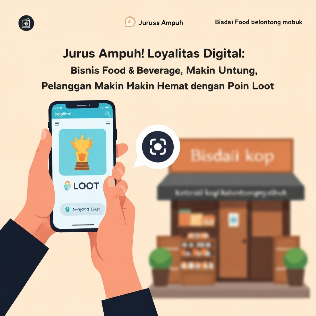 Jurus Ampuh! Loyalitas Digital: Bisnis Food and Beverage Makin Untung, Pelanggan Makin Hemat dengan Poin Loot