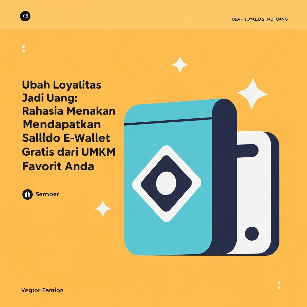 Ubah Loyalitas Jadi Uang: Rahasia Mendapatkan Poin dan Saldo E-Wallet Gratis dari UMKM Favorit Anda