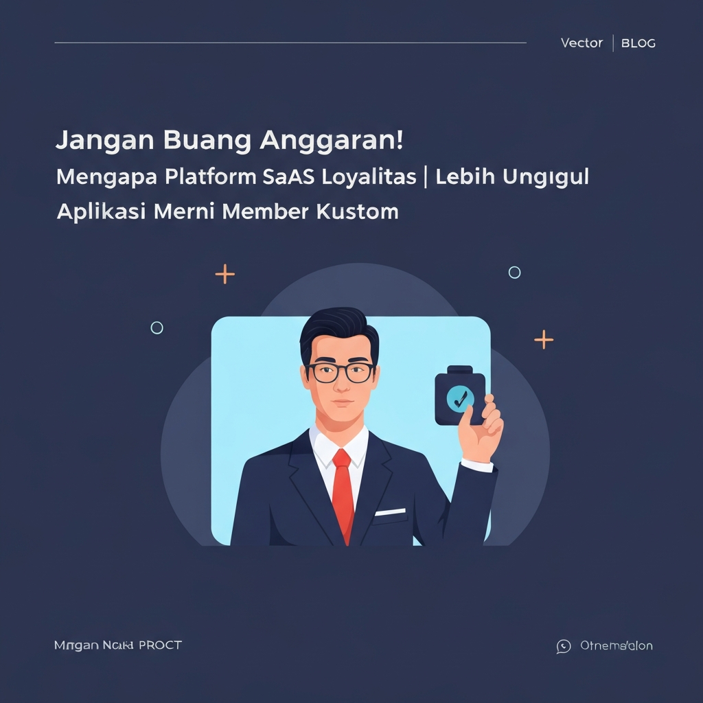 Jangan Buang Anggaran! Mengapa Platform SaaS Loyalitas Lebih Unggul dari Aplikasi Member Kustom