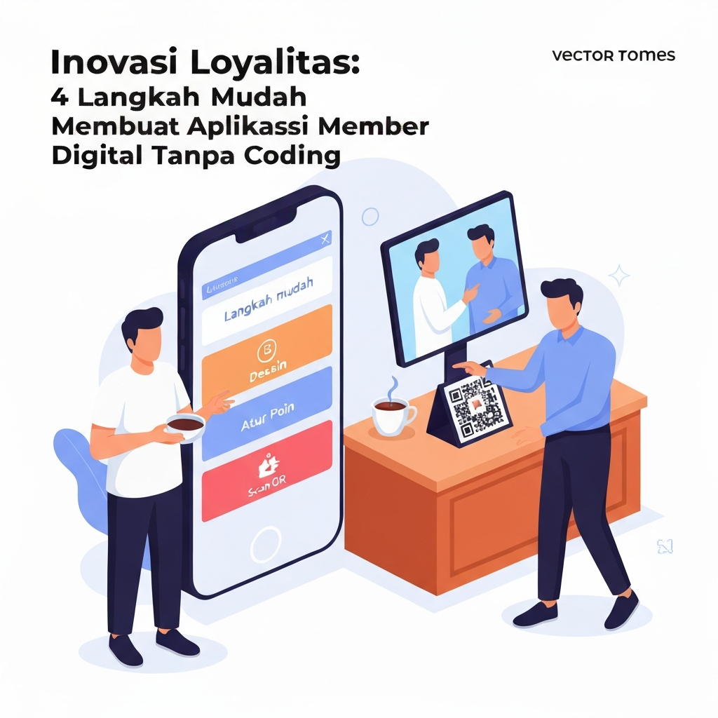 Inovasi Loyalitas: 4 Langkah Mudah Membuat Aplikasi Member Digital Tanpa Coding