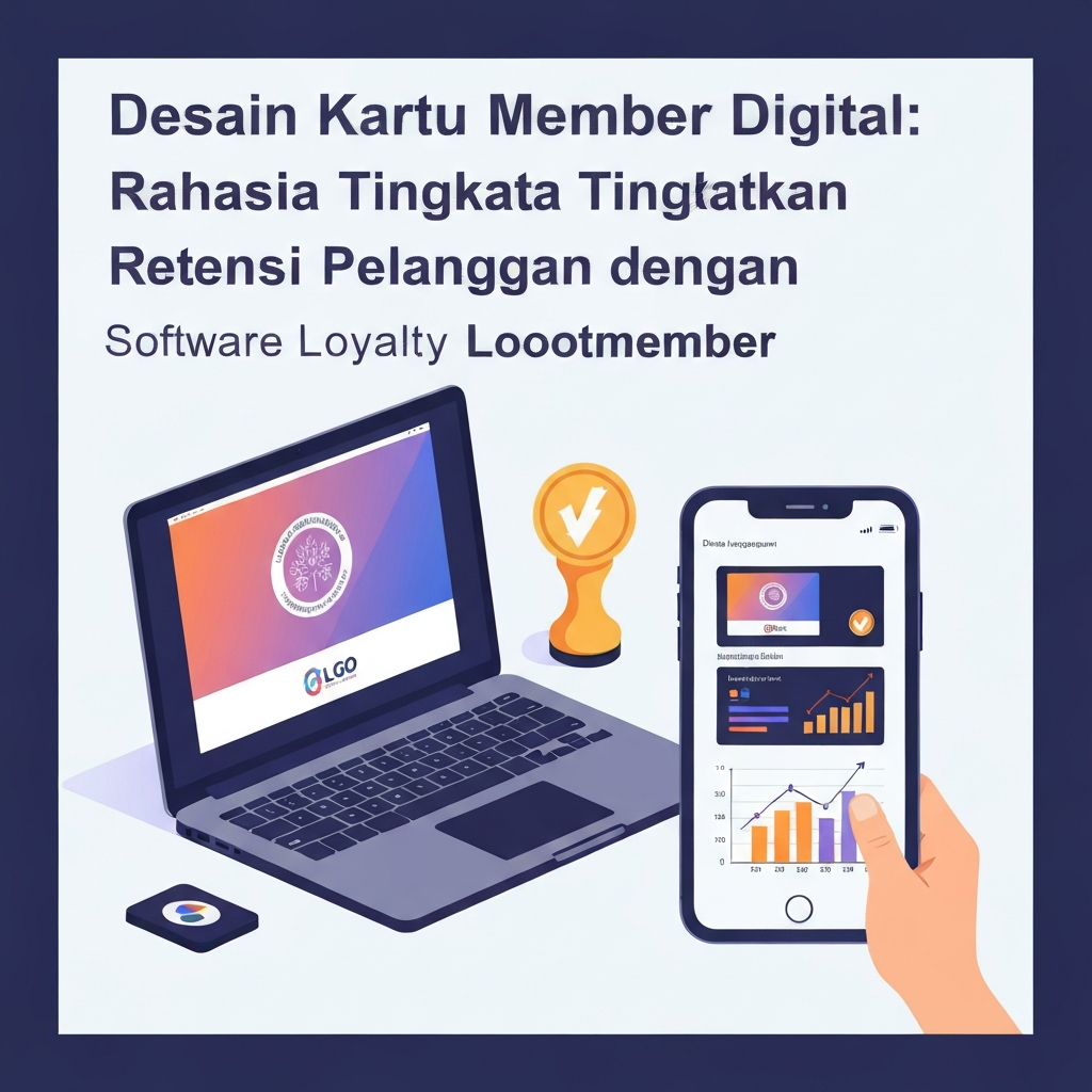 Desain Kartu Member Digital: Rahasia Tingkatkan Retensi Pelanggan dengan Software Loyalty Lootmember
