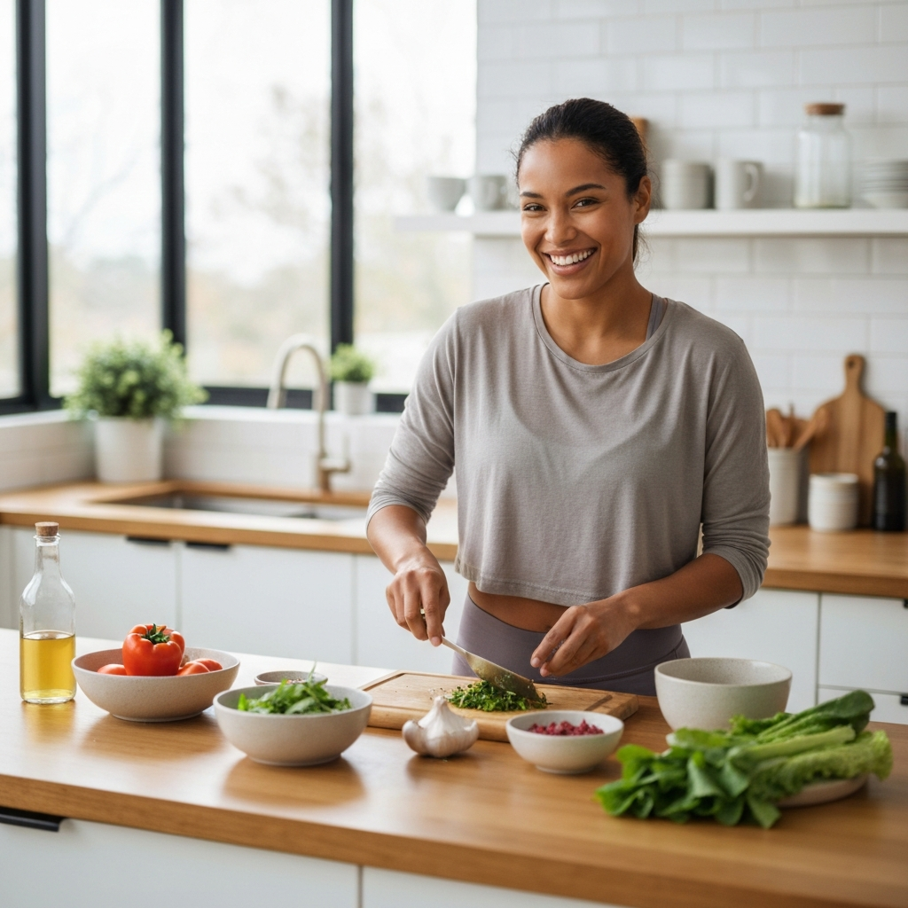 Escena de bienestar y meditación