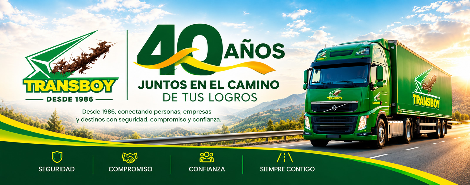 Banner informativo de seguridad y vinculación