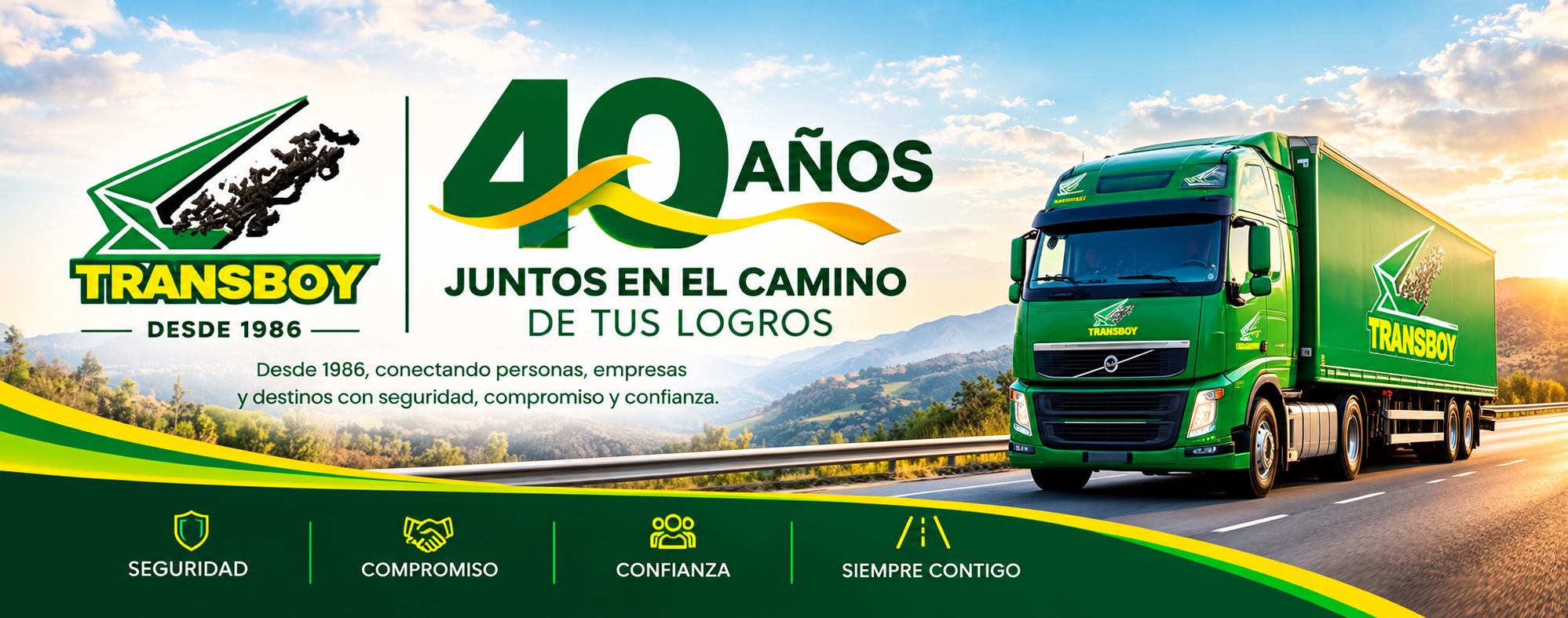 Banner informativo de seguridad y vinculación