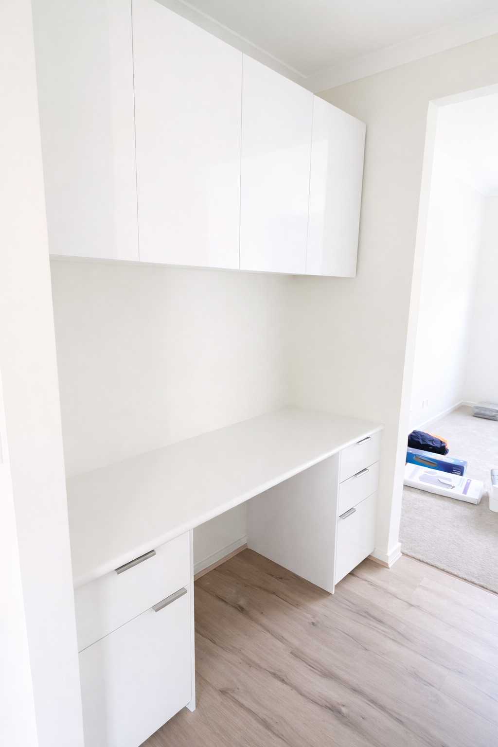 Custom Desk Built For A Study Nook