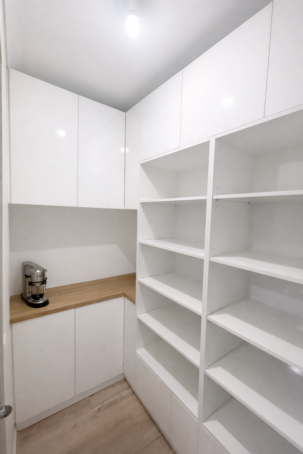 A well-organized pantry after a project in Melton South.