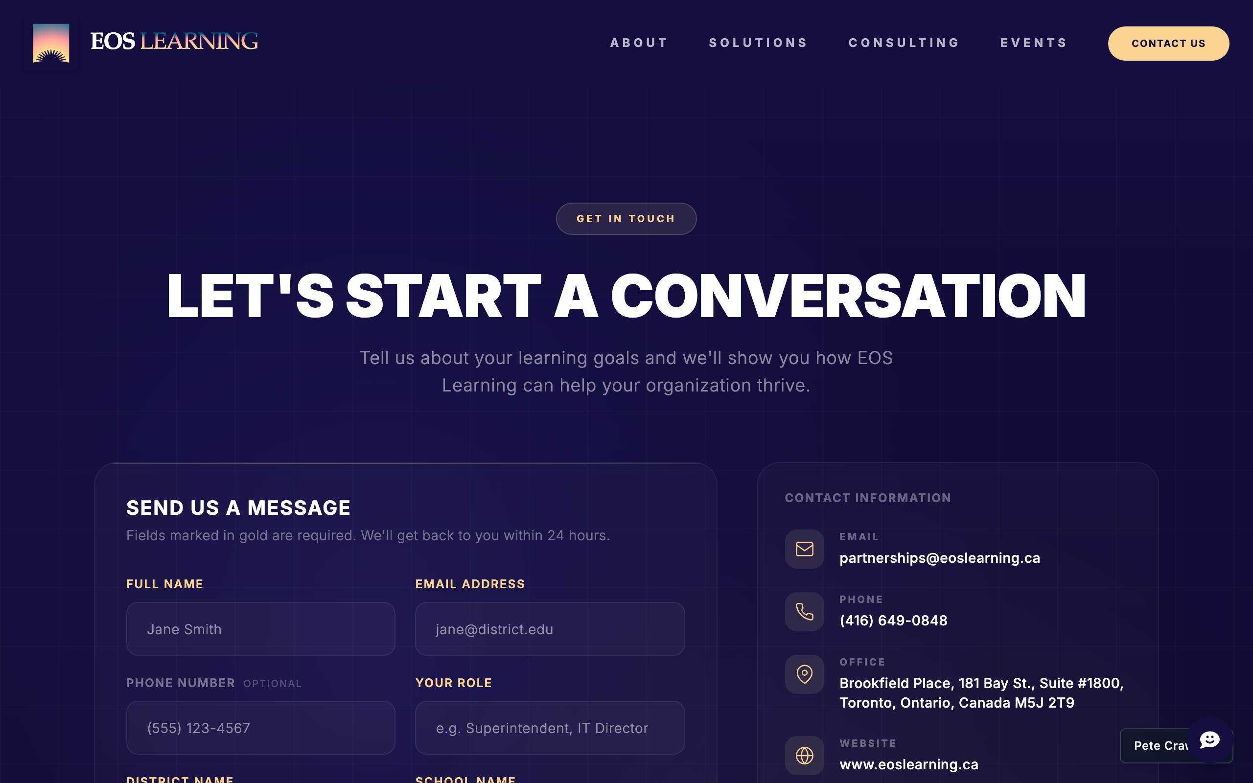 Contact View