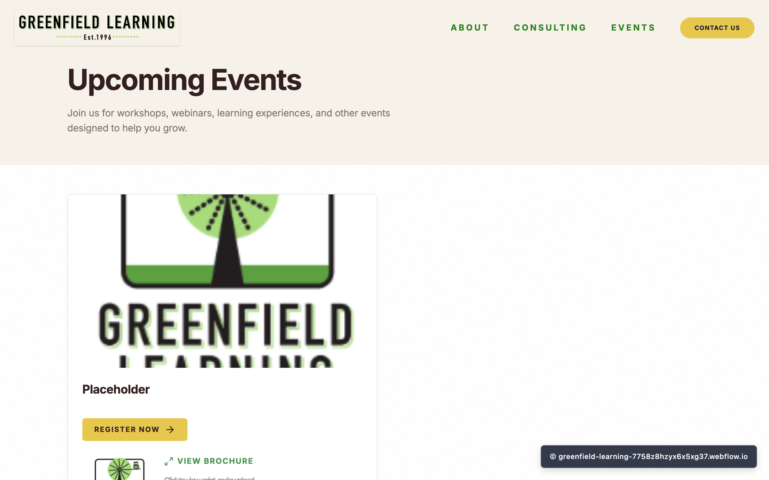 Events View