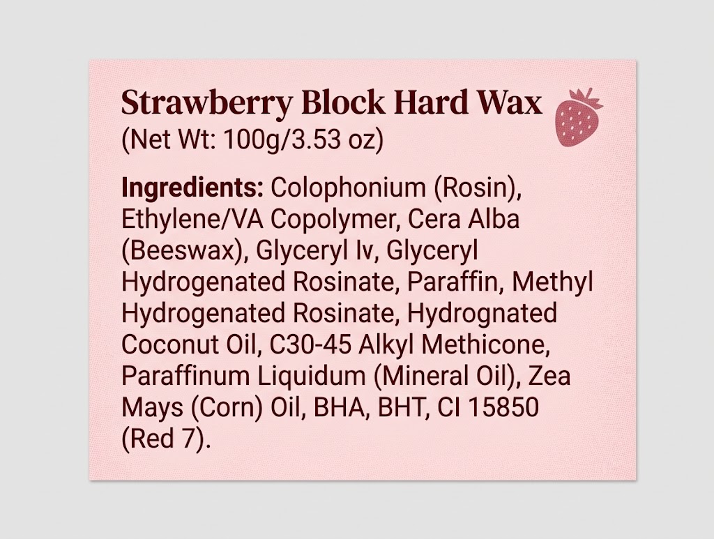Strawberry Hard Wax Bar - image 2