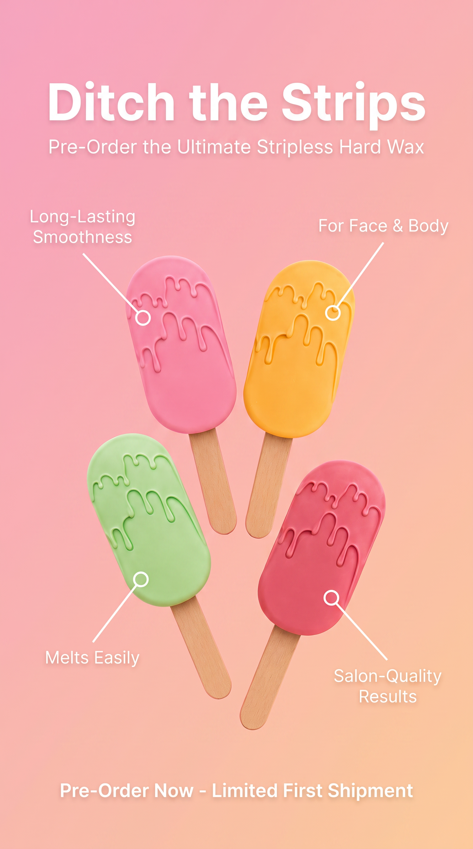 Popsicle Hard Wax Bar (100g)