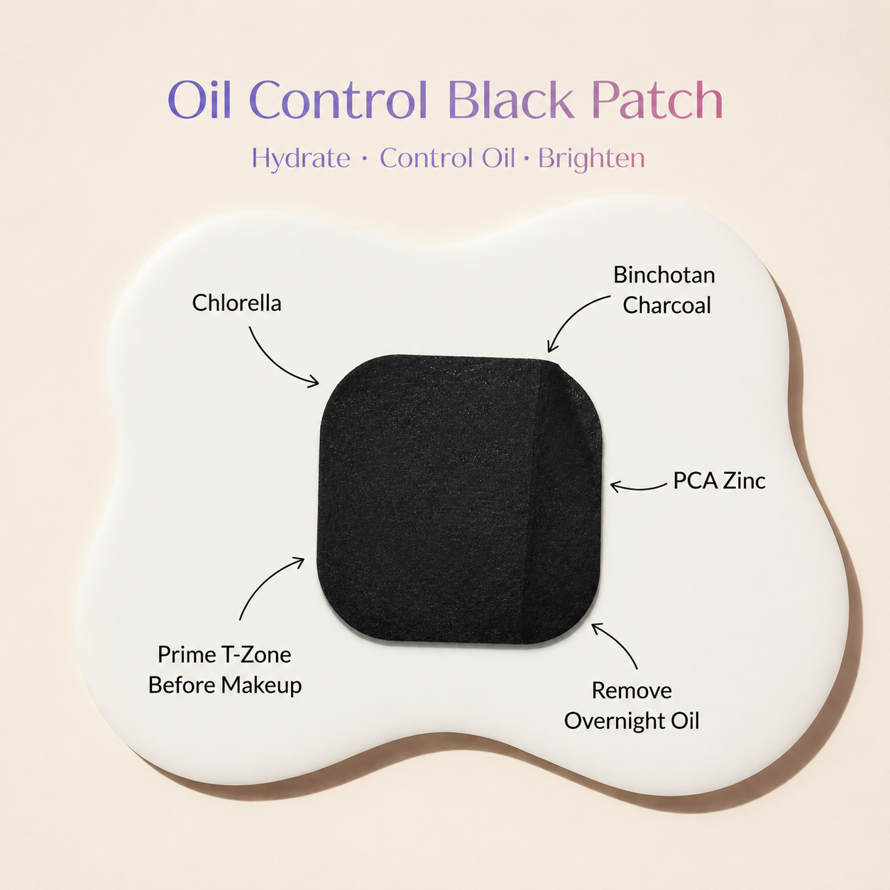 Oil Control Black Patch - 3 Packs - image 1