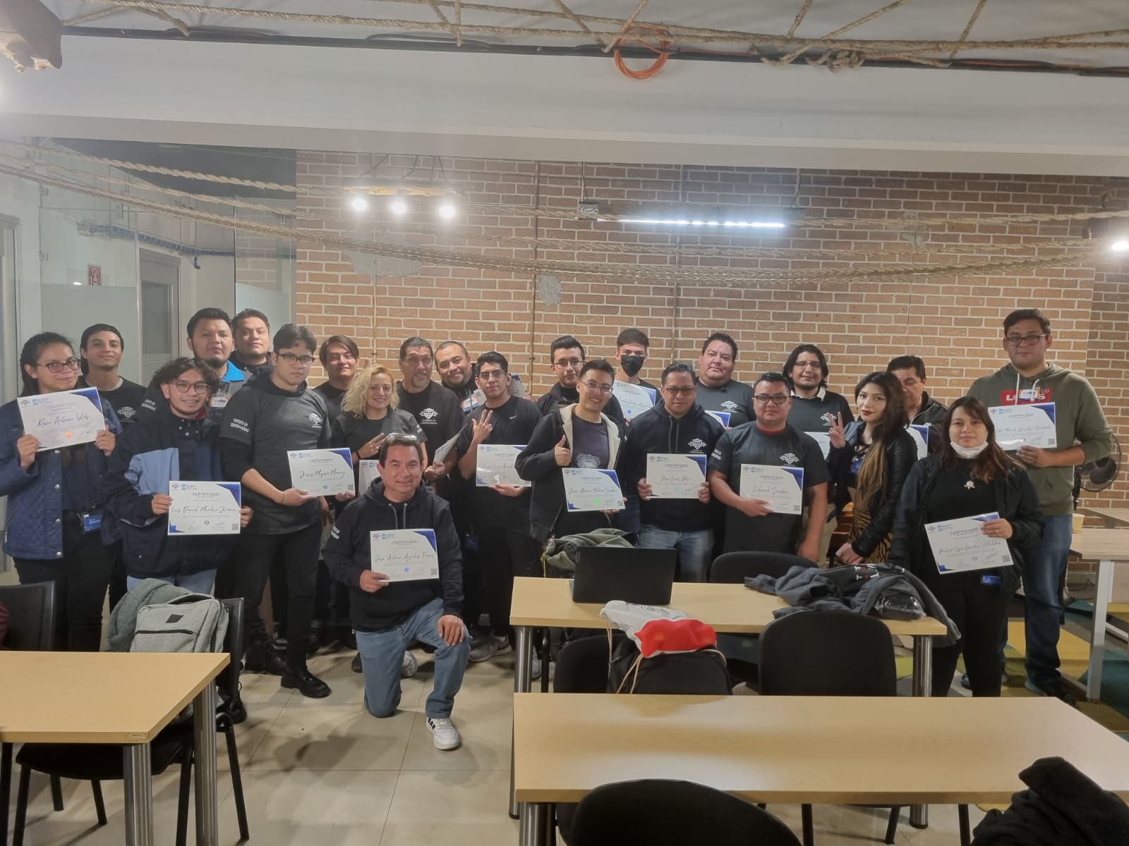 Award ceremony at the end of the event.