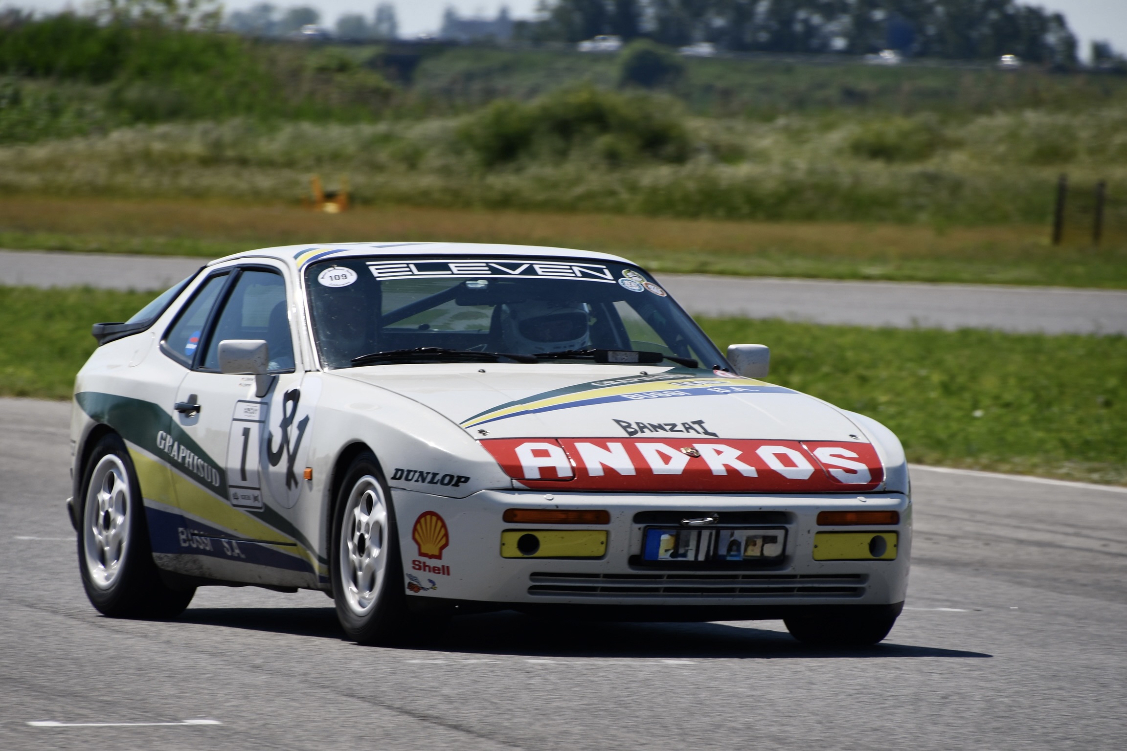 Porsche 944 Turbo rear three-quarter view.