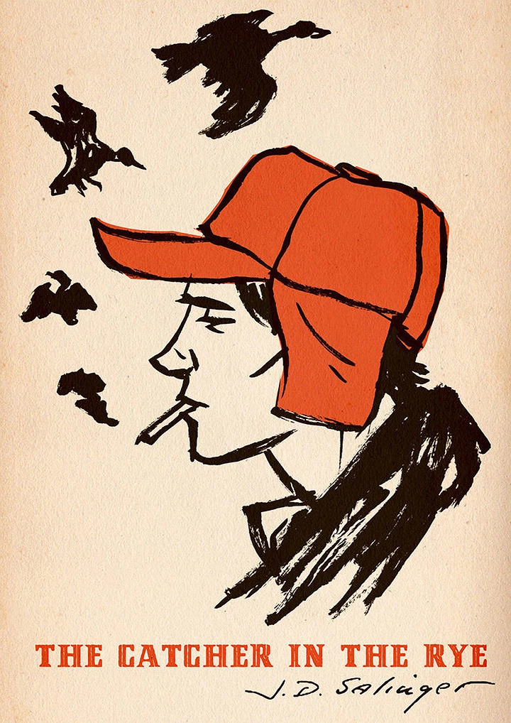 Book cover of The Catcher in the Rye
