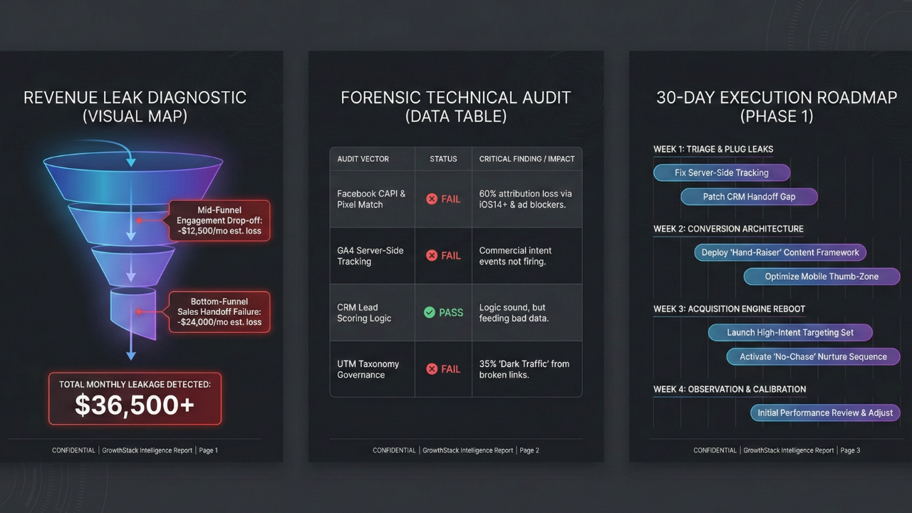 GrowthStack Intelligence Report Preview